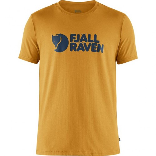 Fjallraven Logo T-Shirt Ochre