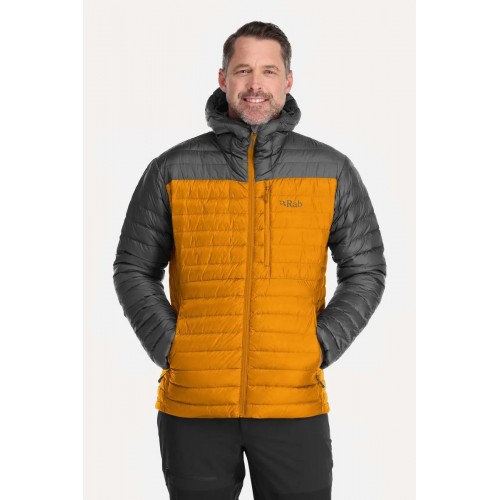 Rab Microlight Alpine Jacket Graphene/Marmalade