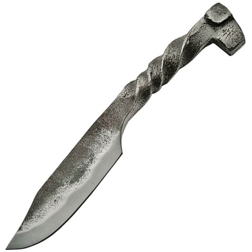 Twisted Railroad Spike knife