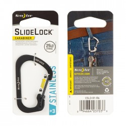 Nite Ize Slide Lock Carabiner #3 Black