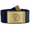 Fjallraven Canvas Brass Belt Dark Navy