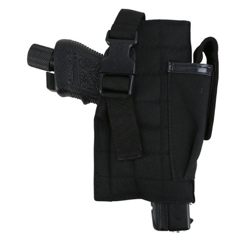 Molle Gun Holster With Mag Pouch Black