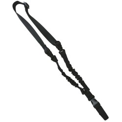 Rifle Sling Single Point Bungee Black