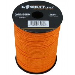 Paracord 100m Reel Neon Orange