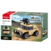 Sluban Military Bricks B1368A Pull back Jeep