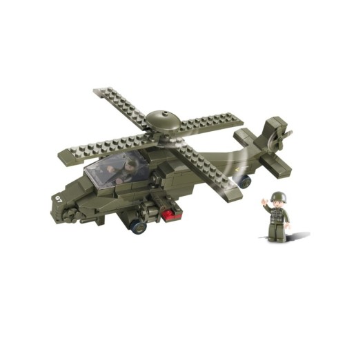 Sluban Military Bricks B0298 Army Attack Helicopter