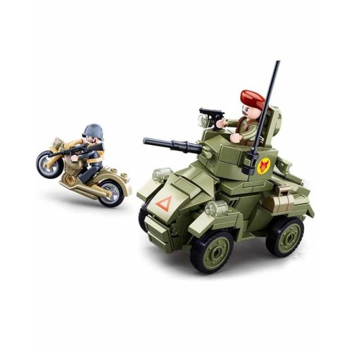 Sluban Military Bricks B0710 Small English Armoured Vehicle