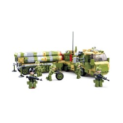 Sluban Military Bricks B0758 6in1 Launching Vehicle