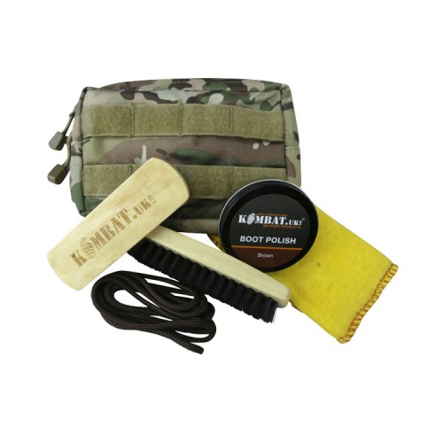 Kombat Deluxe Boot Care Kit Brown