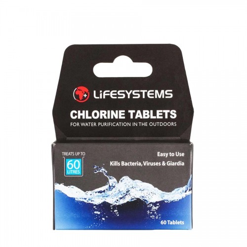 Lifesystems Chlorine Water Purification Tablets x 60