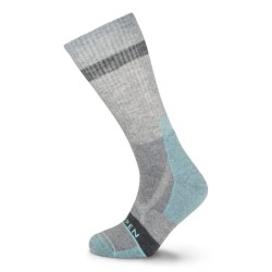 Lorpen Women's Mid Hiker Merino Socks - Light Grey/Blue