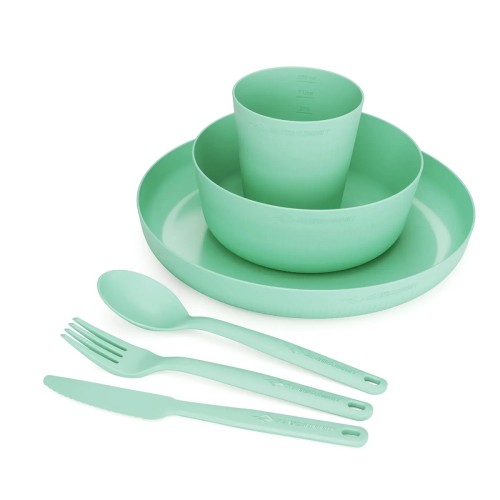 Sea To Summit Camp Dinnerware Set 6pcs Light Green