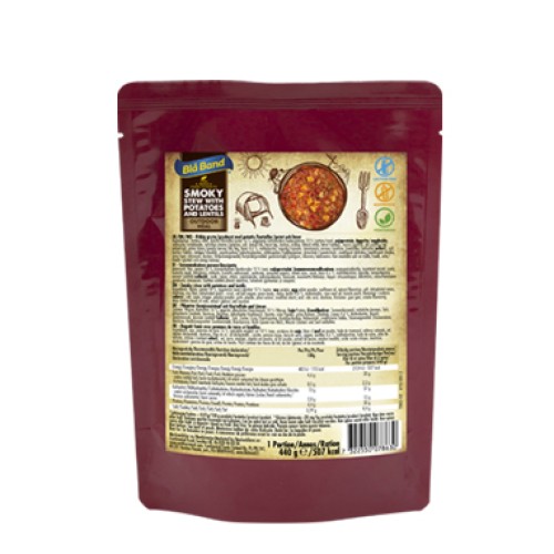 Bla Band Wet Smoky Stew with Lentils and Potatoes Expedition Meal
