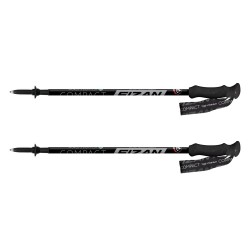 Fizan Compact Walking Poles Black