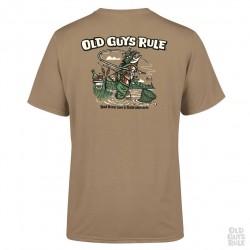Old Guys Rule 'Good Things Come' Tshirt- Tan