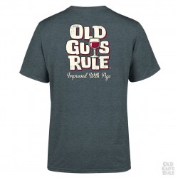 Old Guys Rule 'Improved With Age 3' Tshirt- Dark Heather