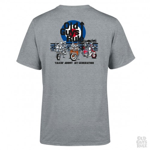 Old Guys Rule 'My Generation 2' Tshirt- Grey