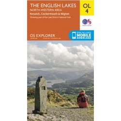 OS Explorer Map OL4 The English Lakes North West