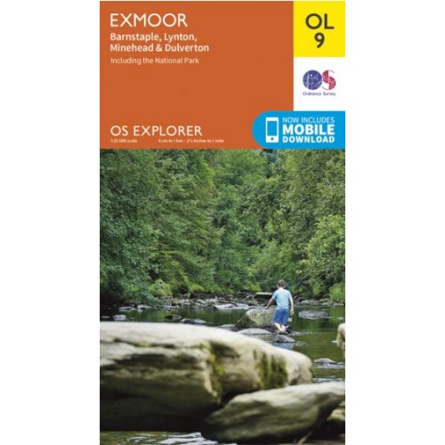 OS Explorer Map OL9 Exmoor 