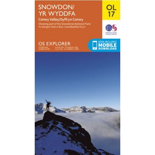 OS Explorer Map OL17 Snowdon