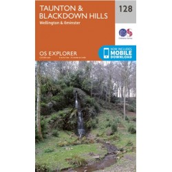 OS Explorer map 128 Taunton & Blackdown Hills