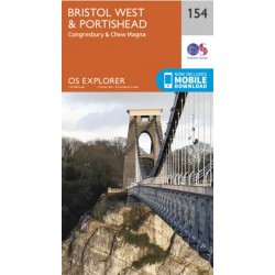 OS Explorer Map 154 Bristol West & Portishead