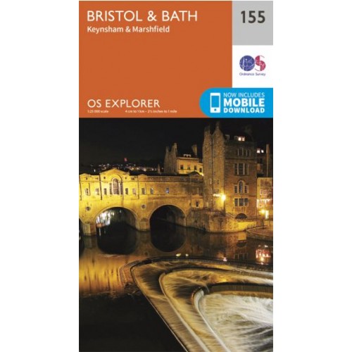 OS Explorer Map 155 Bristol & Bath