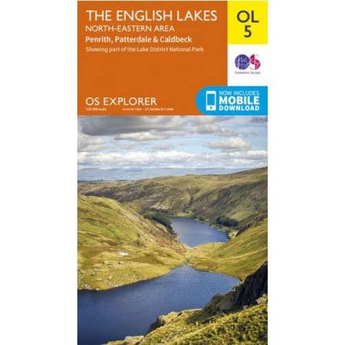 OS Explorer Map OL5 The English Lakes North East