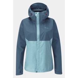 Rab Women's Downpour Eco Jacket Citadel/Orion Blue