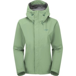 Rab Women's Downpour Jacket Fig Green