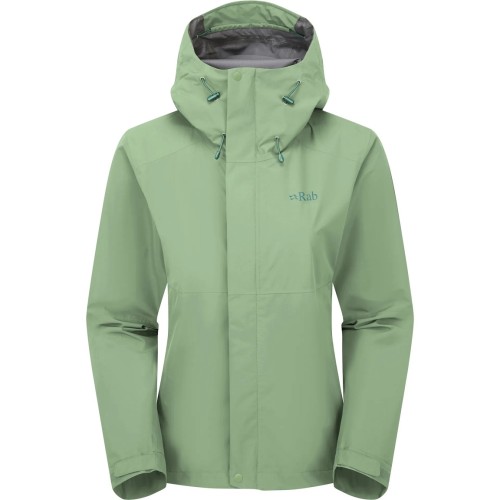Rab Women's Downpour Jacket Fig Green Rab Women's Downpour Jacket Fig Green