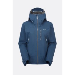 Rab Women's Downpour Mountain Jacket Tempest Blue