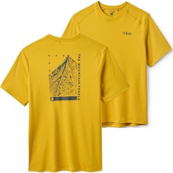 Rab Force Esker Tee Short Sleeve Dryflo Solar UPF 40+ Dark Pollen