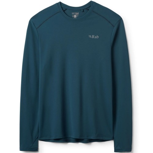 Rab Force Dryflo Solar UPF 40+ Long Sleeve Tempest Blue Rab Force Dryflo Solar UPF 40+ Long Sleeve Tempest Blue