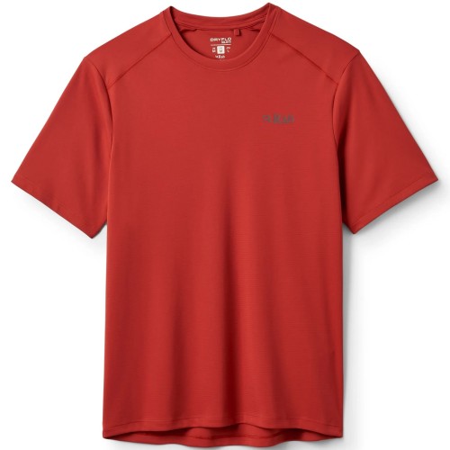 Rab Force Dryflo Solar UPF40+ Short Sleeve Tuscan Red Rab Force Dryflo Solar UPF40+ Short Sleeve Tuscan Red