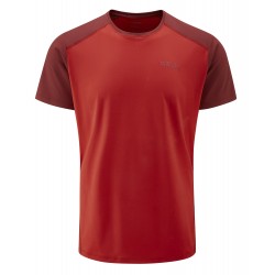 Rab Force Tee Short Sleeve Ascent Red/Oxblood