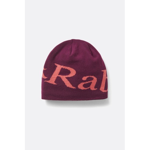 Rab Logo Beanie Mulberry/Hibiscus