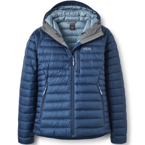 Rab Women's Microlight Alpine Jacket Tempest Blue Rab Women's Microlight Alpine Jacket Tempest Blue