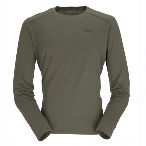 Rab Force Tee Long Sleeve Light Khaki