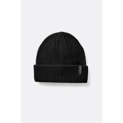 Rab Perimeter Rolled Beanie Black