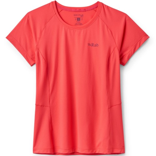 Rab Women's Sonic Dryflo Tee Short Sleeve Hibiscus