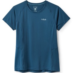 Rab Women's Sonic Dryflo Tee Short Sleeve Tempest Blue