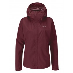 Rab Women's Downpour Eco Jacket Deep Heather