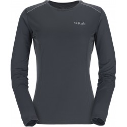 Rab Women's Force Tee Long Sleeve Beluga