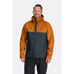 Rab Downpour Eco Jacket Marmalade/Beluga