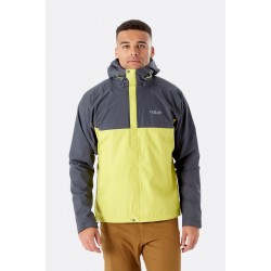 Rab Downpour Eco Jacket Graphene/Zest