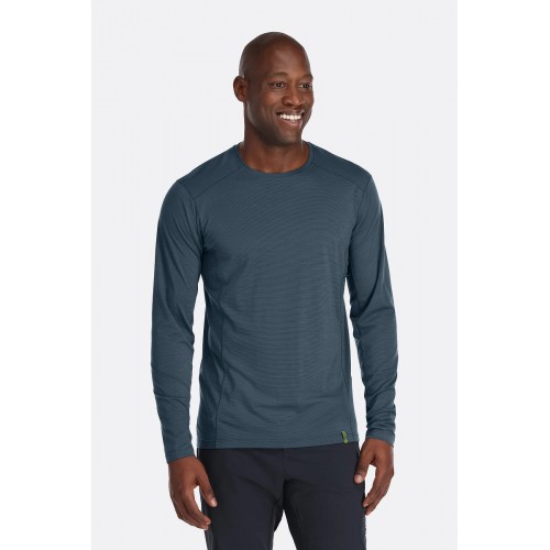 Rab Syncrino Base Long Sleeve Merino Blend , Orion Blue