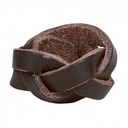 Scouts Plaited Leather Woggle