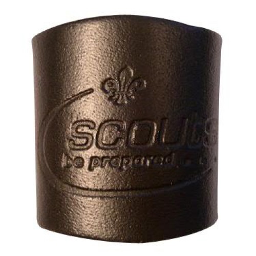 Scouts Embossed Leather Woggle