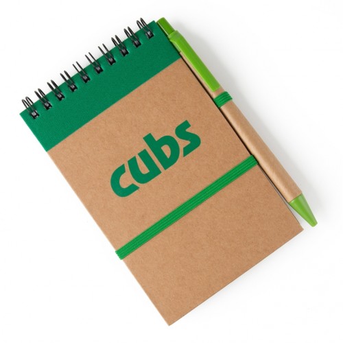 Cubs Eco Notebook With Pen